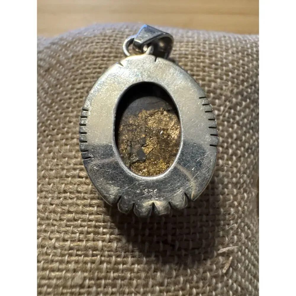 Spiny Oyster Turquoise 925 Pendant